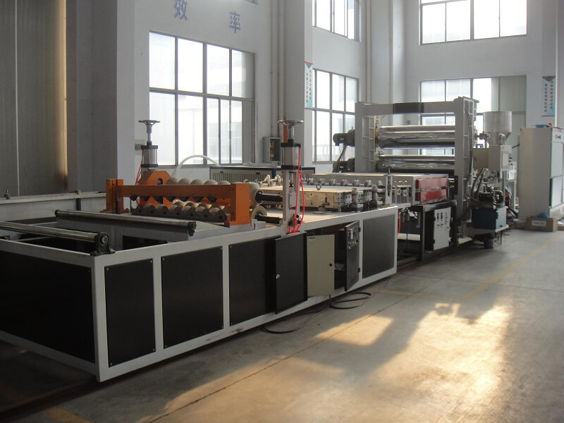 PVC corrugated roof tile extrusion line