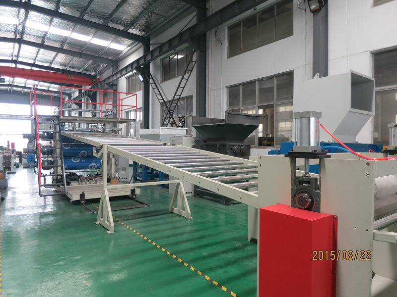 PVC artificial marble sheet extrusion line